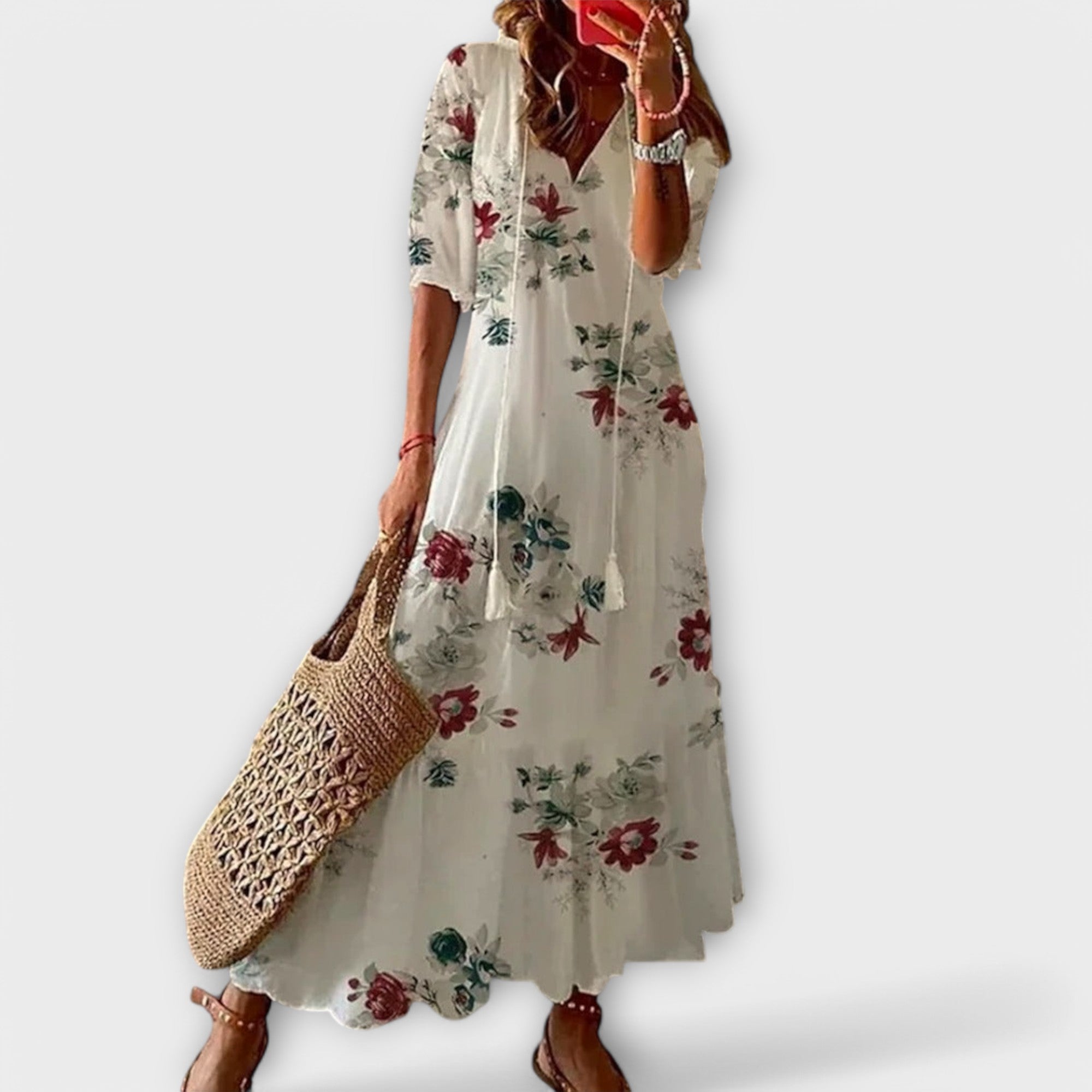 Dámské maxi šaty v boho stylu