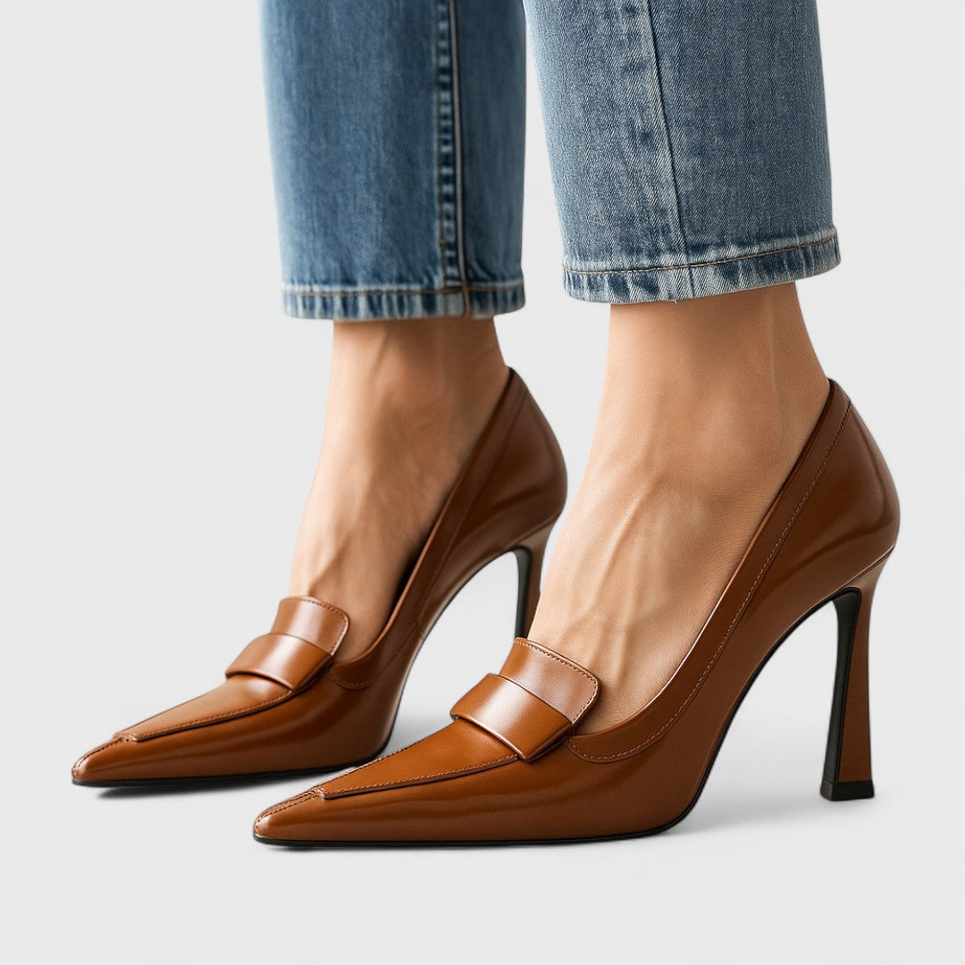Dámské sandály na podpatku